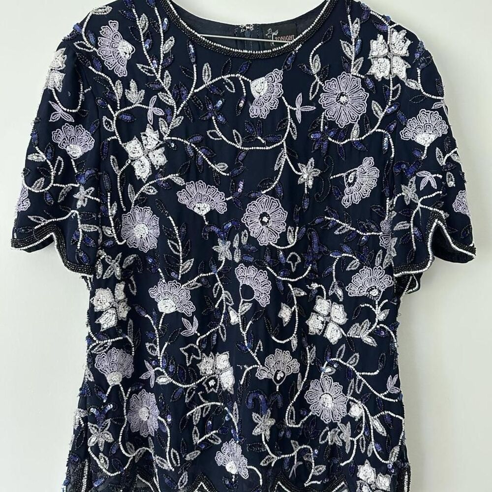 Unbranded Women's Navy and Blue Blouse